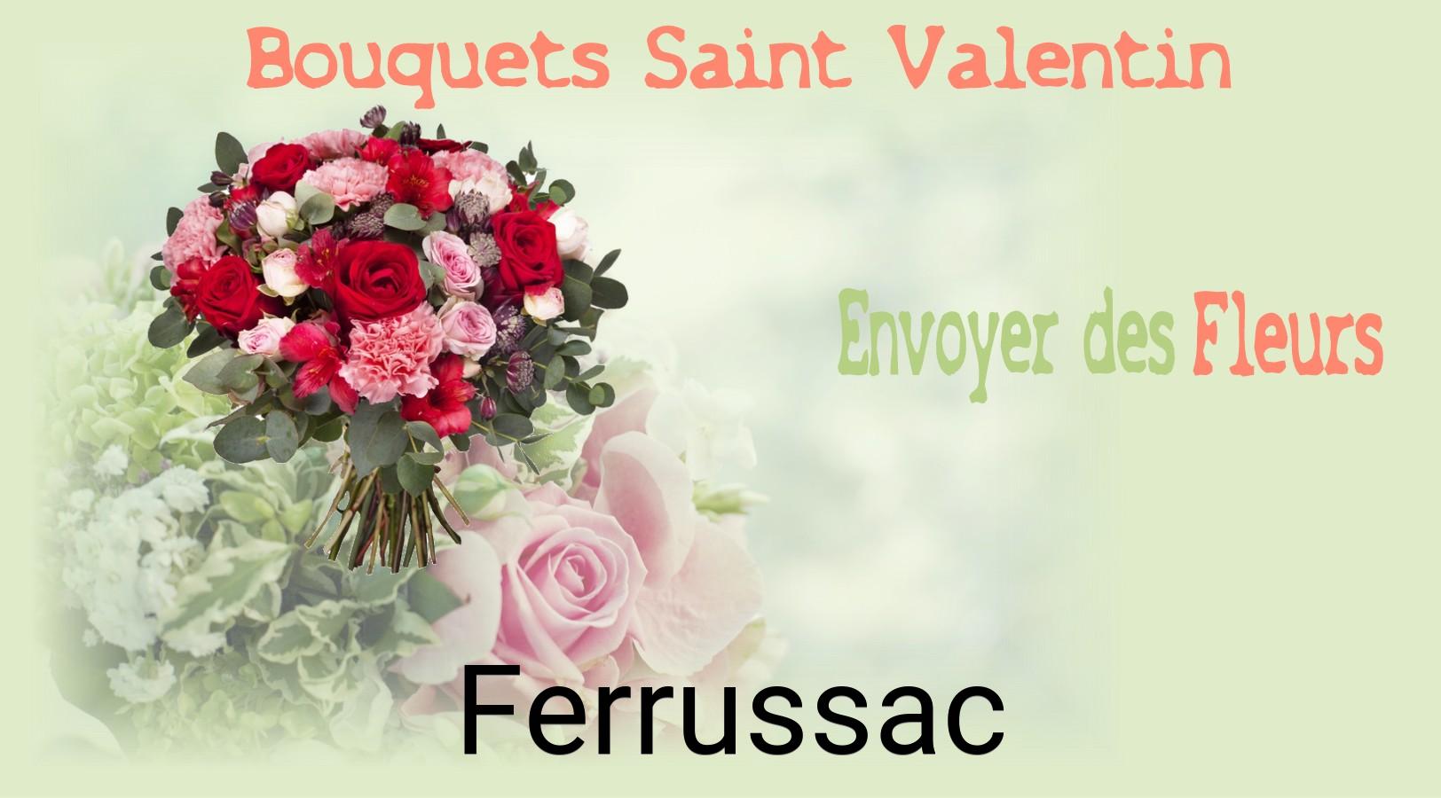 Roses de Saint-Valentin livrées à Ferrussac